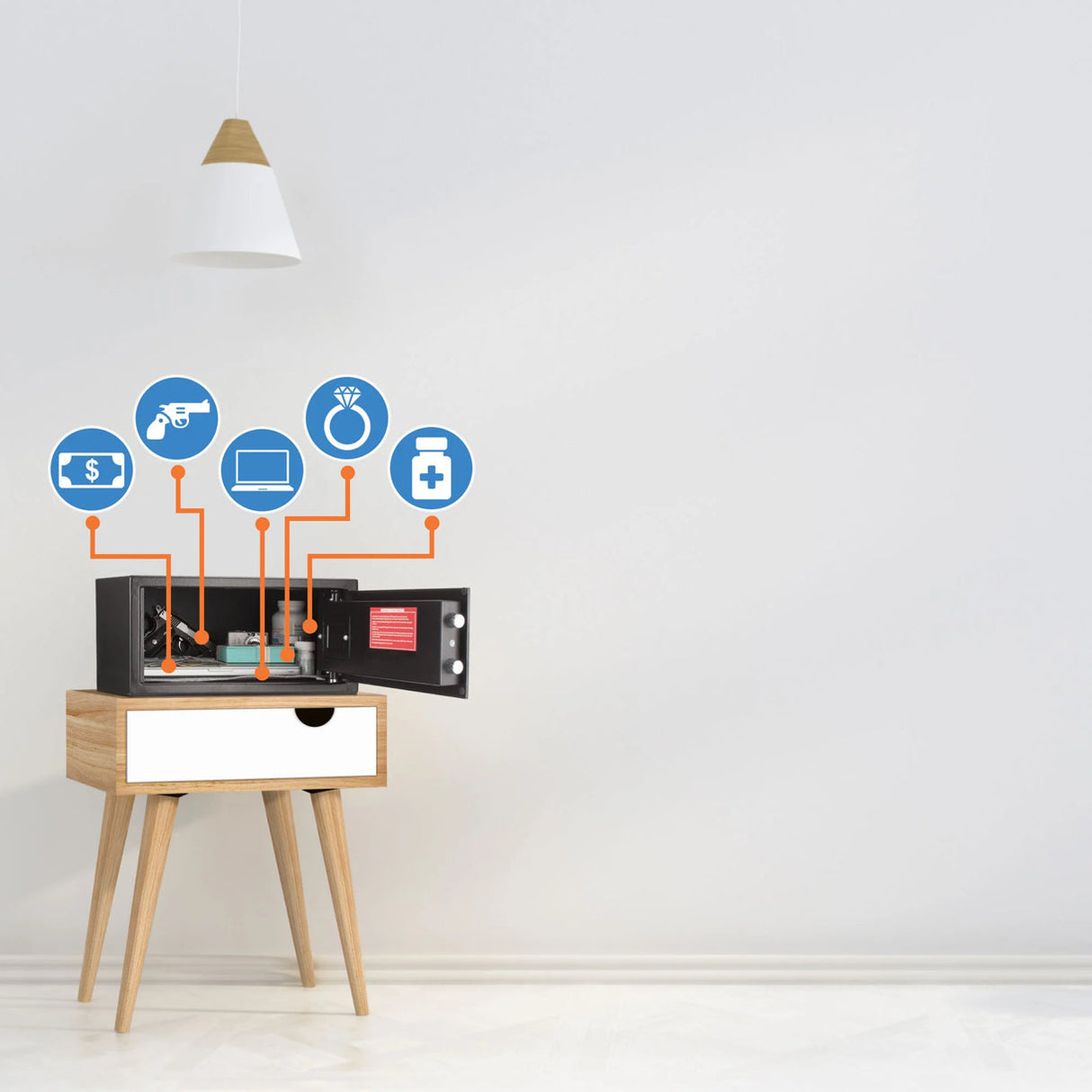 Barska BIOMETRIC Security Safe 0.8 CUBIC FT