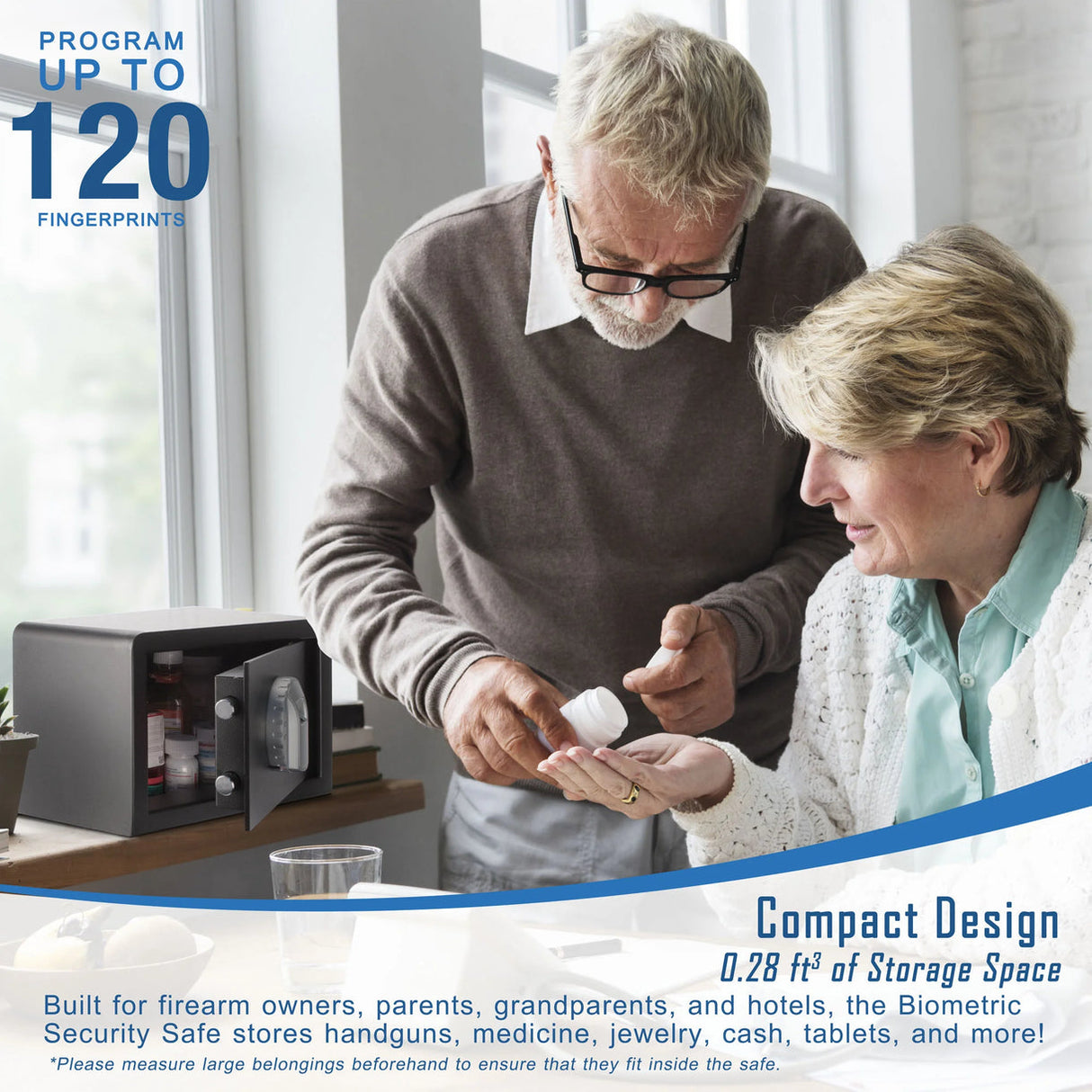 Barska BIOMETRIC Security Safe 0.29 CUBIC FT