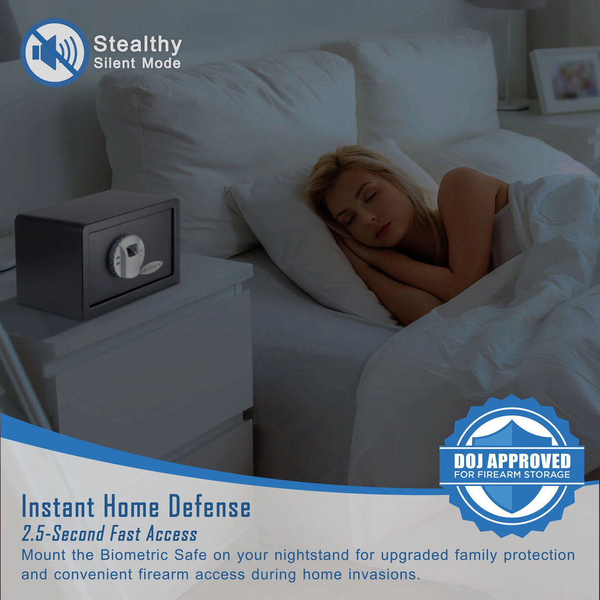 Barska BIOMETRIC Security Safe 0.29 CUBIC FT