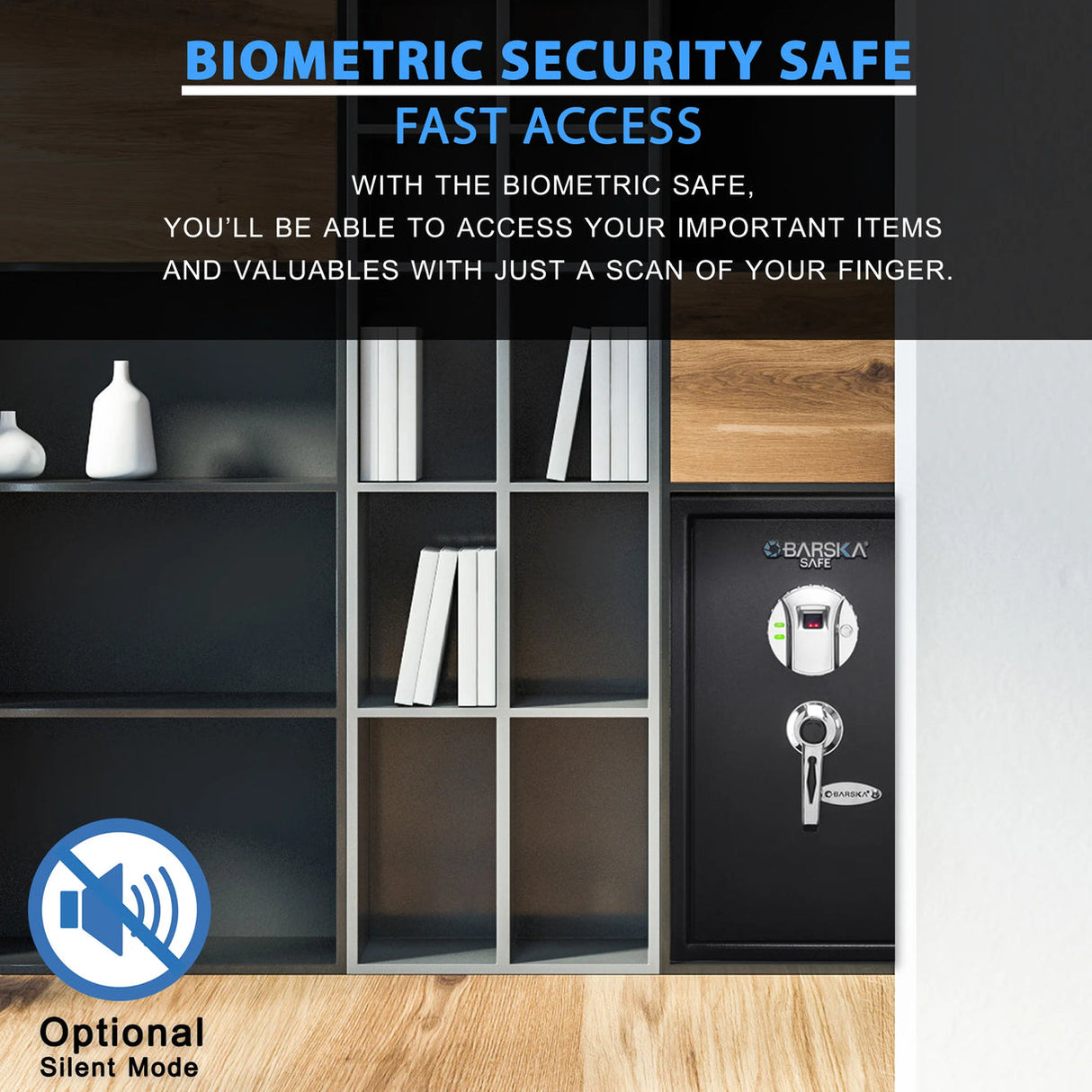 Barska BIOMETRIC Security Safe 1.45 CUBIC FT