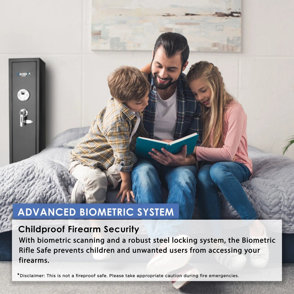 Barska 1.83 CUBIC FT Tall Biometric Safe