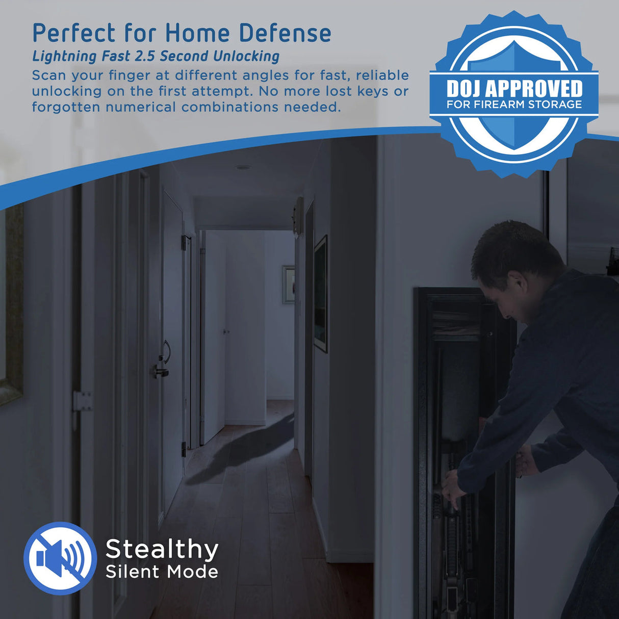 Barska 1.83 CUBIC FT Tall Biometric Safe