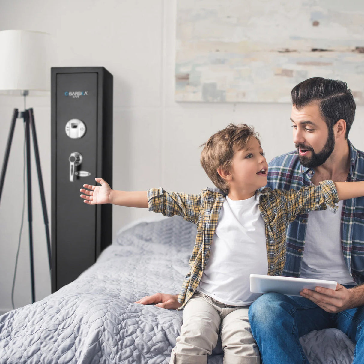 Barska 1.83 CUBIC FT Tall Biometric Safe