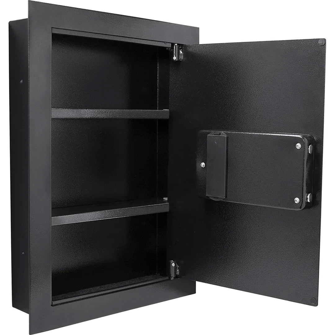 Barska BIOMETRIC Wall Safe 0.52 CUBIC FT left opening