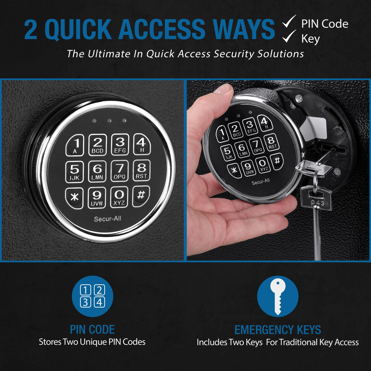 Barska Fireproof Safe Vault 11.87 CUBIC FT Tall