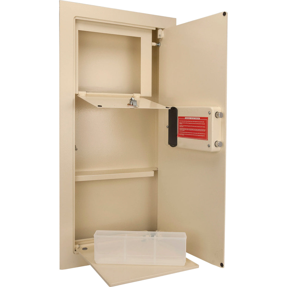 Barska BIOMETRIC Wall Safe 0.82 CUBIC FT Beige