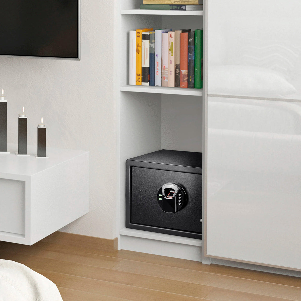 Barska BIOMETRIC Keypad safe 0.99 CUBIC FT