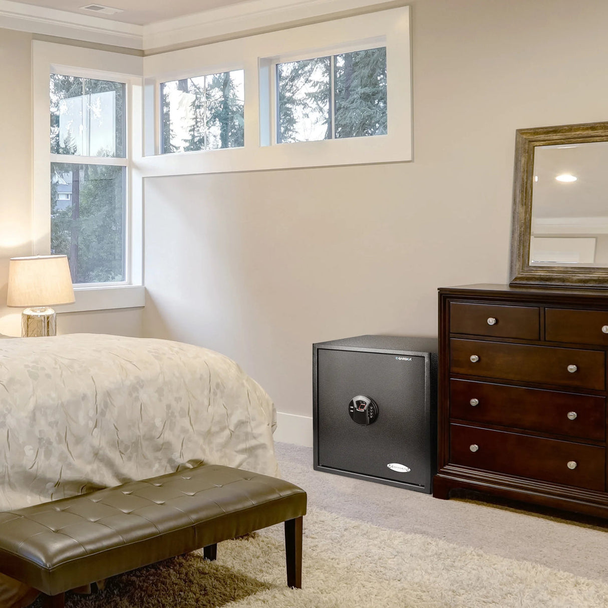 Barska BIOMETRIC Keypad Safe 1.94 CUBIC FT