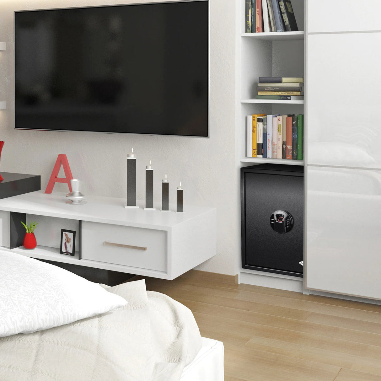 Barska BIOMETRIC Keypad Safe 1.94 CUBIC FT