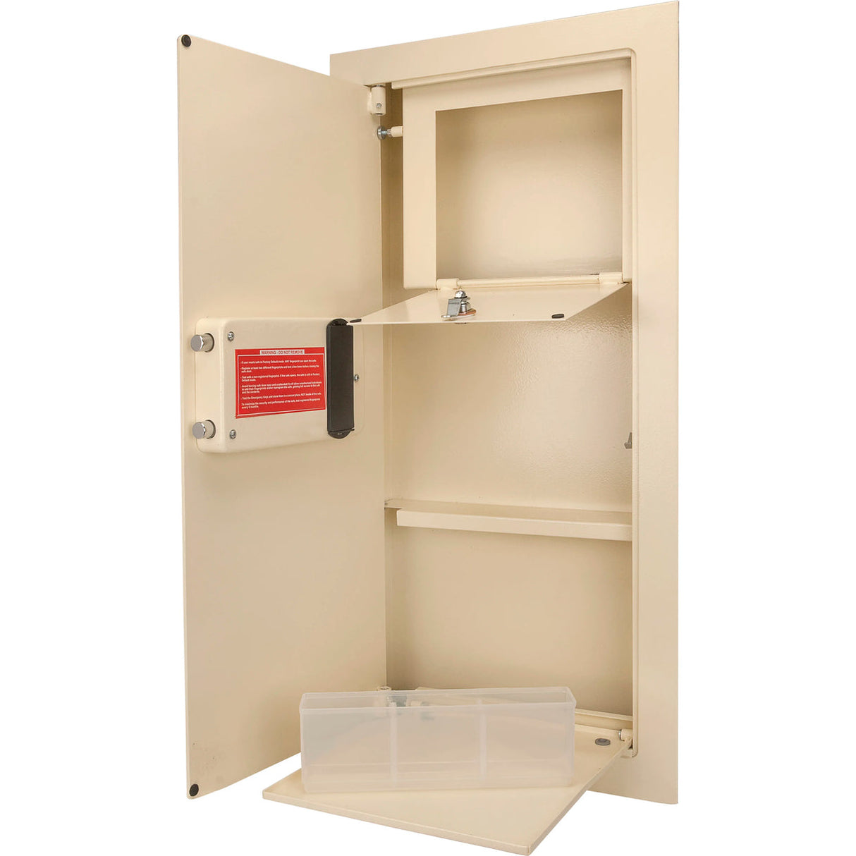 Barska BIOMETRIC Wall Safe 0.82 CUBIC FT Beige