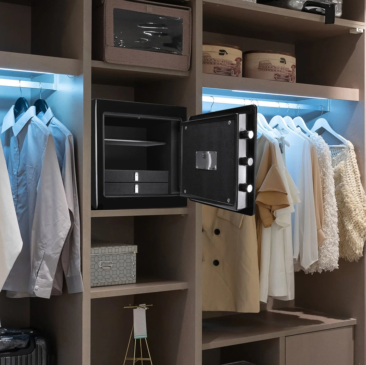 Barska 1.01 CUBIC FT Black Jewelry Safe V2