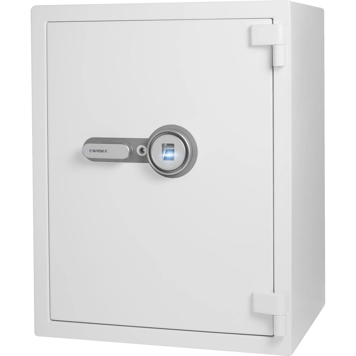 Barska 4.48 CUBIC FT Biometric Fireproof Safe, White