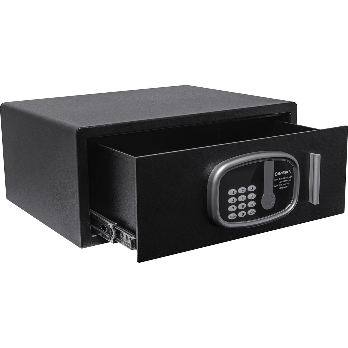 Barska Hotel Safe 0.72 Cubic Ft Front-Open Drawer