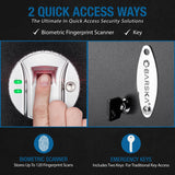 Barska BIOMETRIC Safe 0.23 CUBIC FT Top Opening