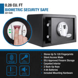 Barska BIOMETRIC Security Safe 0.29 CUBIC FT
