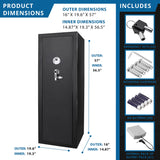 Barska Biometric Safe  9.33 CUBIC FT TALL