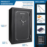 Barska FIREPROOF Safe Vault 19.97 CUBIC FT Tall