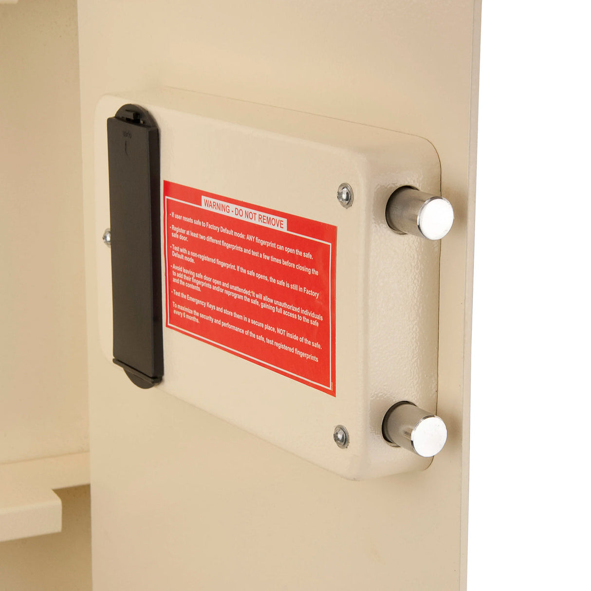 Barska BIOMETRIC Wall Safe 0.82 CUBIC FT Beige
