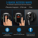 Barska BIOMETRIC Keypad Safe  1.83 CU FT