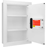 Barska BIOMETRIC Wall Safe 0.52 CUBIC FT WHITE