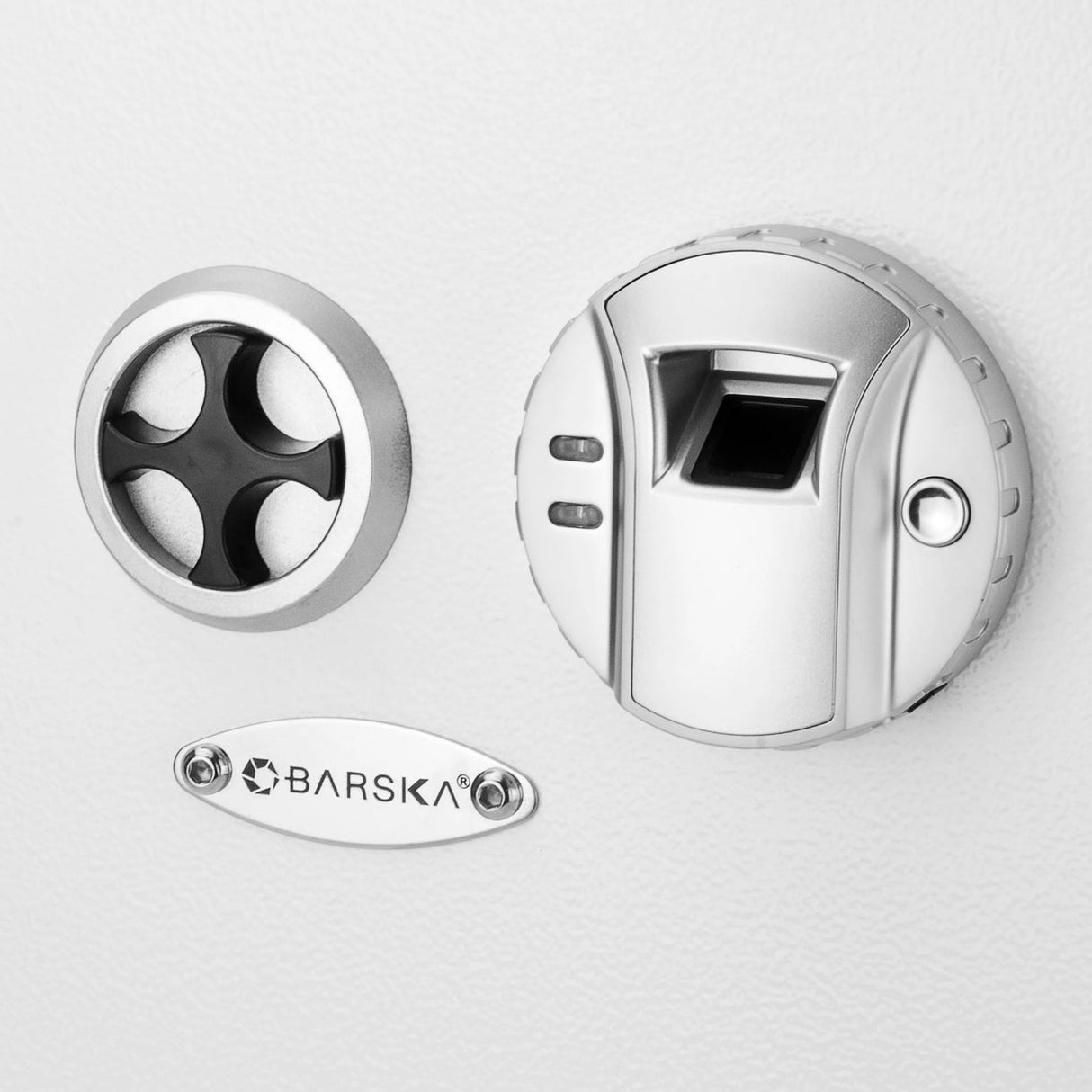 Barska BIOMETRIC Wall Safe 0.52 CUBIC FT WHITE