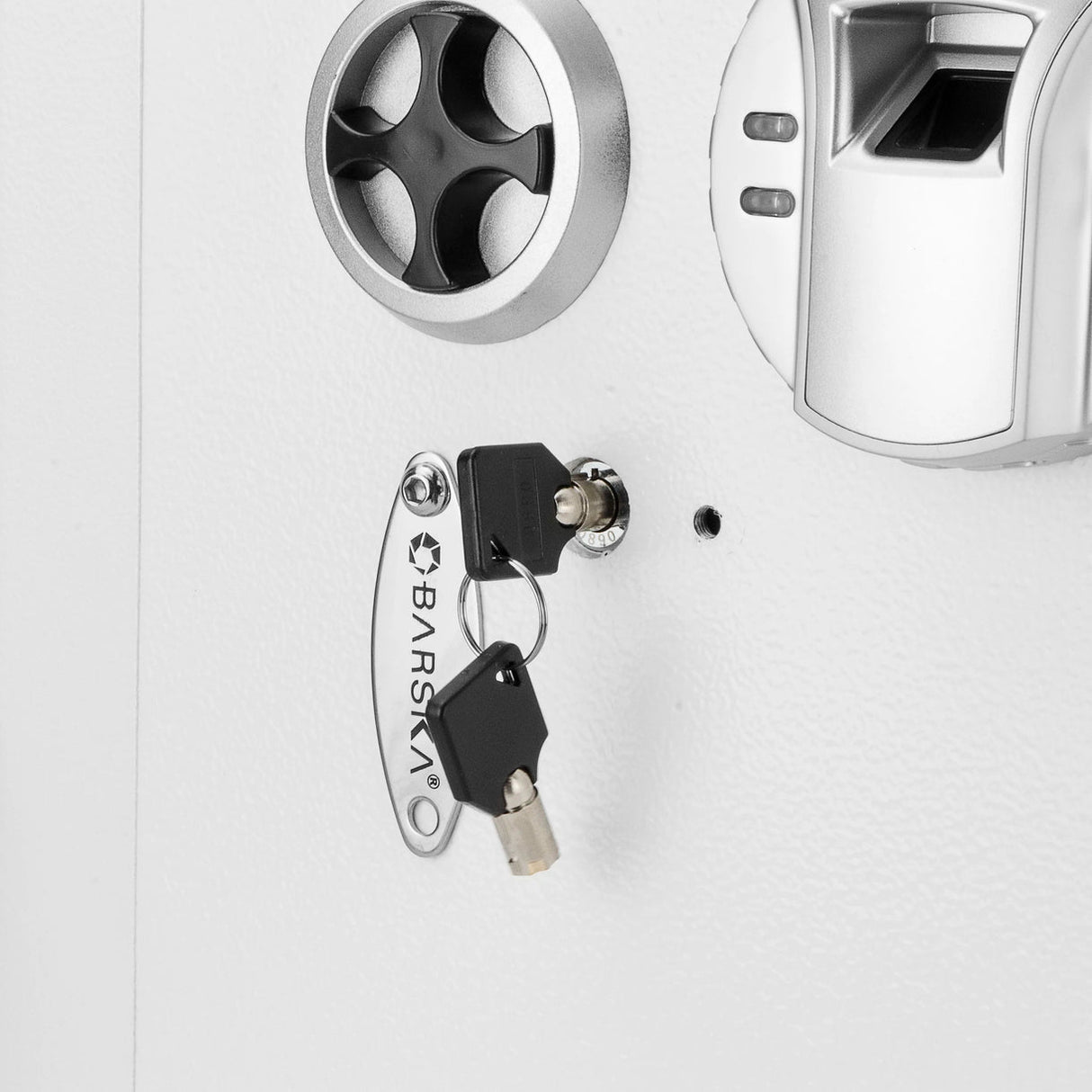 Barska BIOMETRIC Wall Safe 0.52 CUBIC FT WHITE