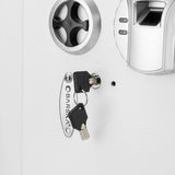 Barska BIOMETRIC Wall Safe 0.52 CUBIC FT WHITE
