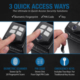 Barska Pistol Keypad Biometric Safe