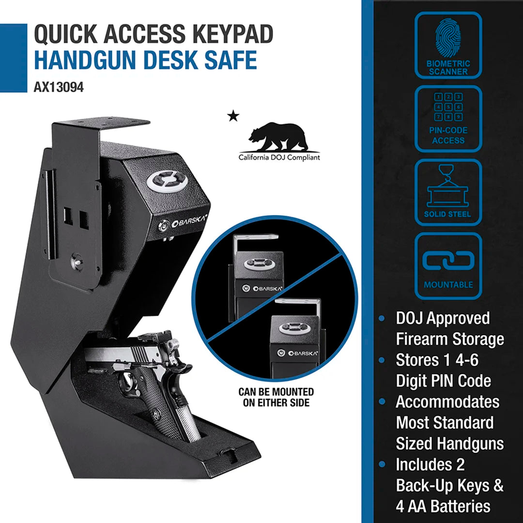 Barska PISTOL Keypad safe