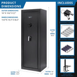 Barska 9.33 CUBIC FT Biometric Key Pad  Safe
