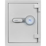 Barska 1.64 CUBIC FT Biometric Fireproof Safe, Grey