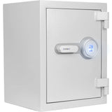 Barska 1.64 CUBIC FT Biometric Fireproof Safe, Grey