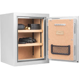 Barska 1.64 CUBIC FT Biometric Fireproof Safe, Grey