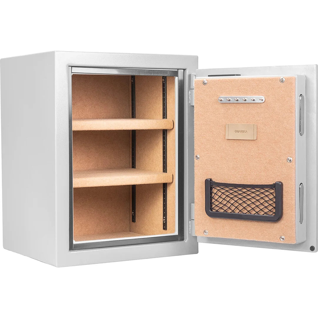 Barska 1.64 CUBIC FT Biometric Fireproof Safe, Grey