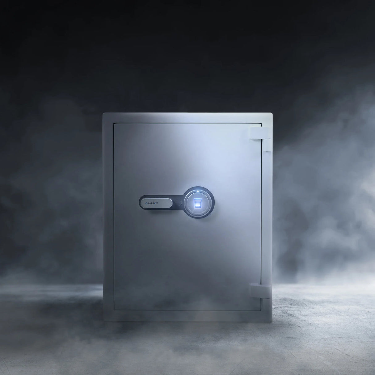 Barska 4.48 CUBIC FT Biometric Fireproof Safe, White
