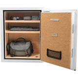 Barska 4.48 CUBIC FT Biometric Fireproof Safe, White