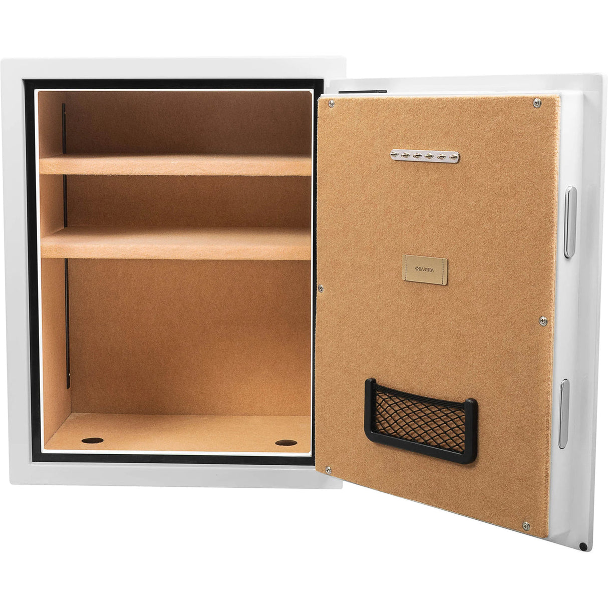 Barska 4.48 CUBIC FT Biometric Fireproof Safe, White